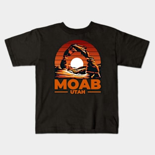 Sunset Arch - Moab Utah Kids T-Shirt